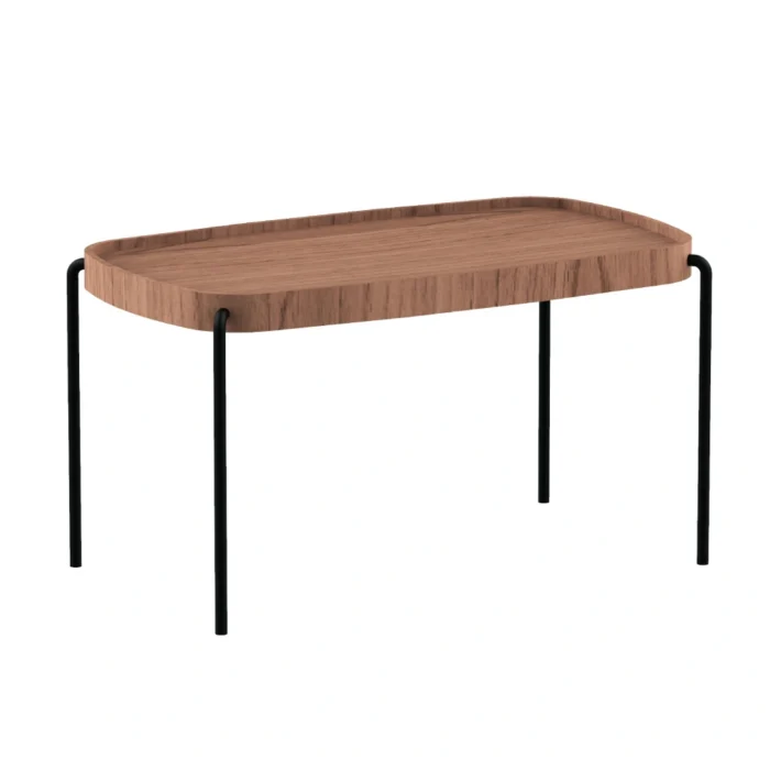 Mesa De Centro Curve Retangular