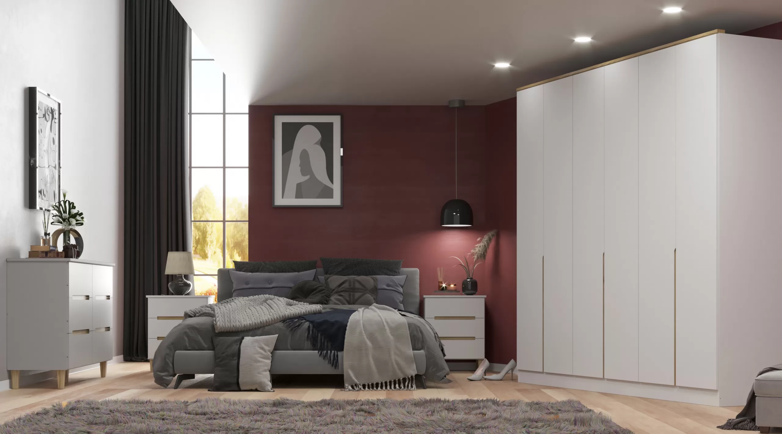 Roupeiro Logan 6 portas - Imagem 2