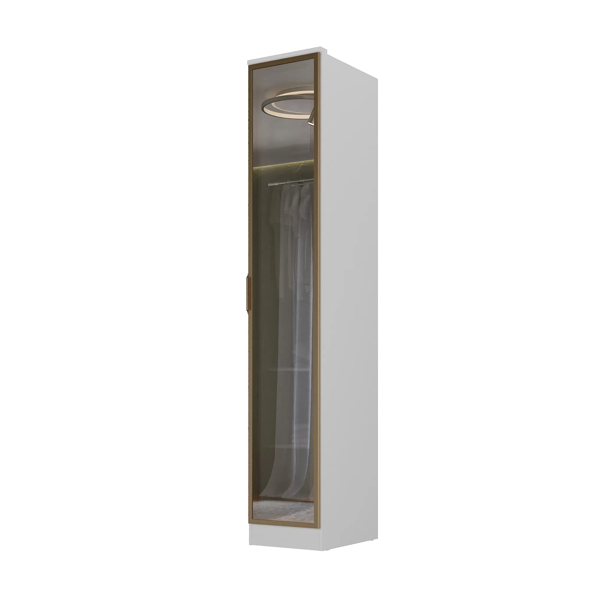 Roupeiro Ravi 1 Porta Reflecta - Imagem 4