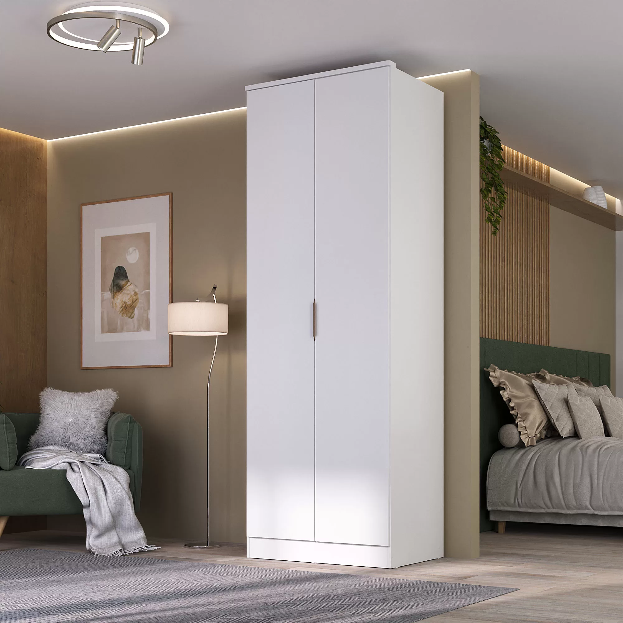 Roupeiro Ravi 2 Portas Reflecta - Imagem 3