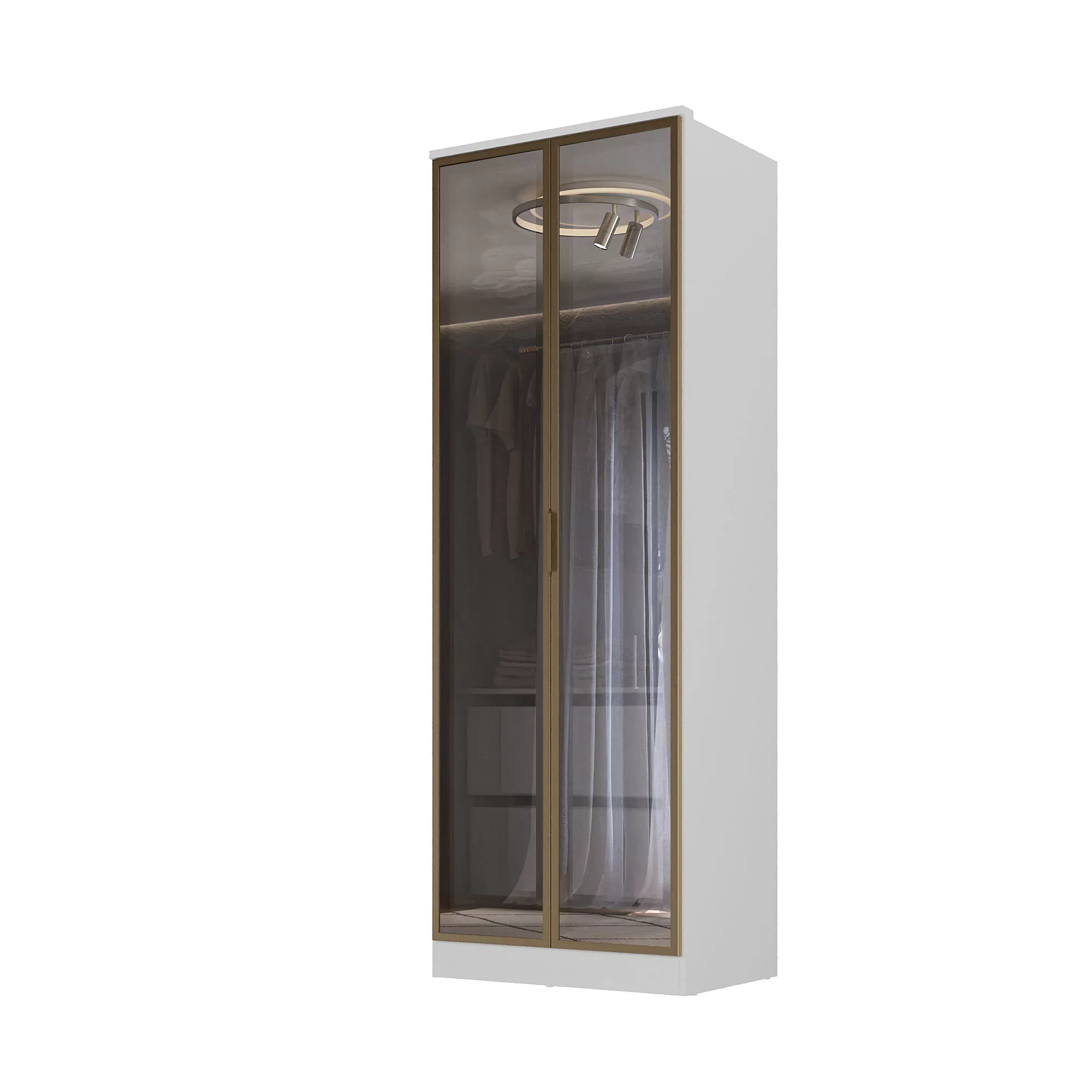 Roupeiro Ravi 2 Portas Reflecta - Imagem 8