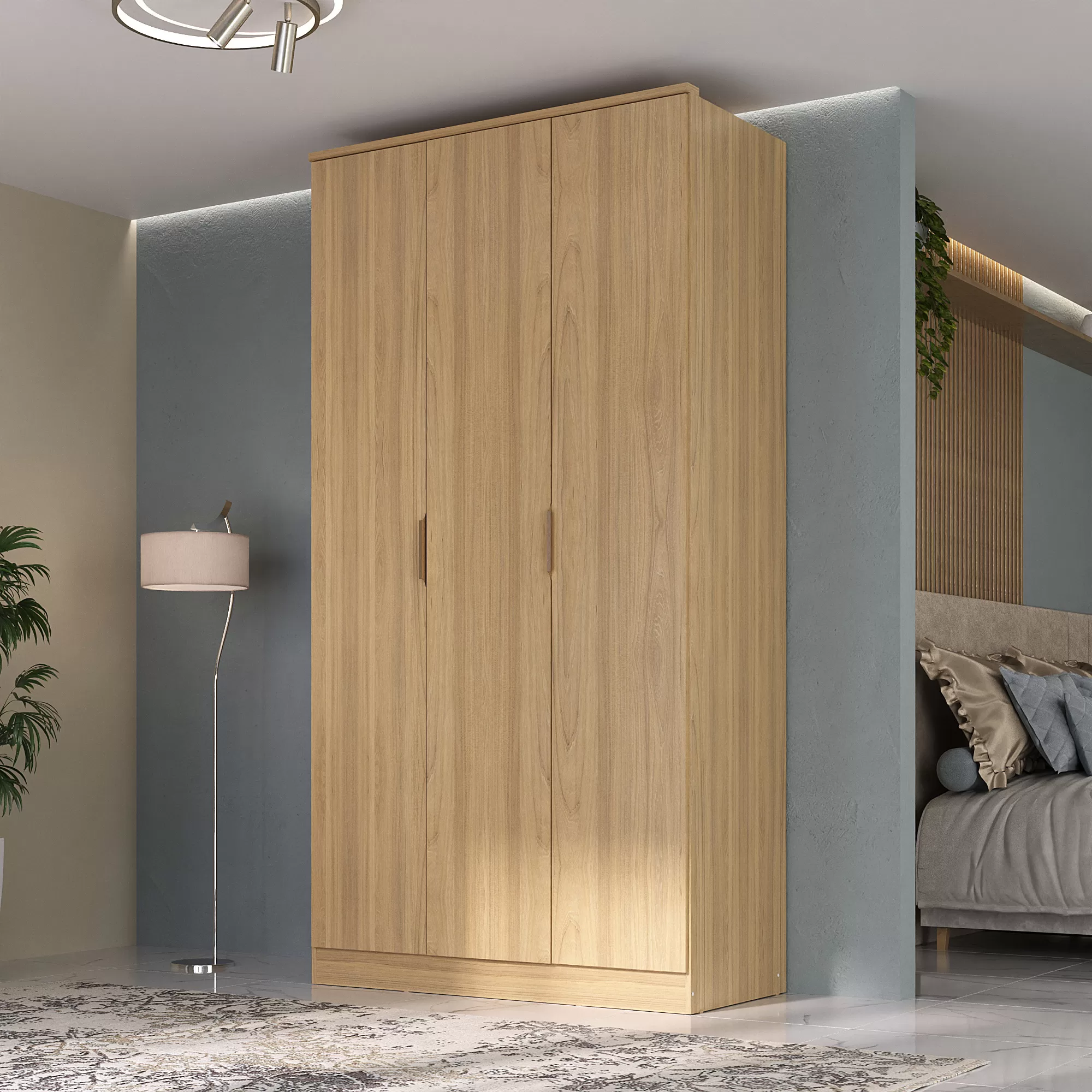 Roupeiro Ravi 3 Portas Reflecta - Imagem 4