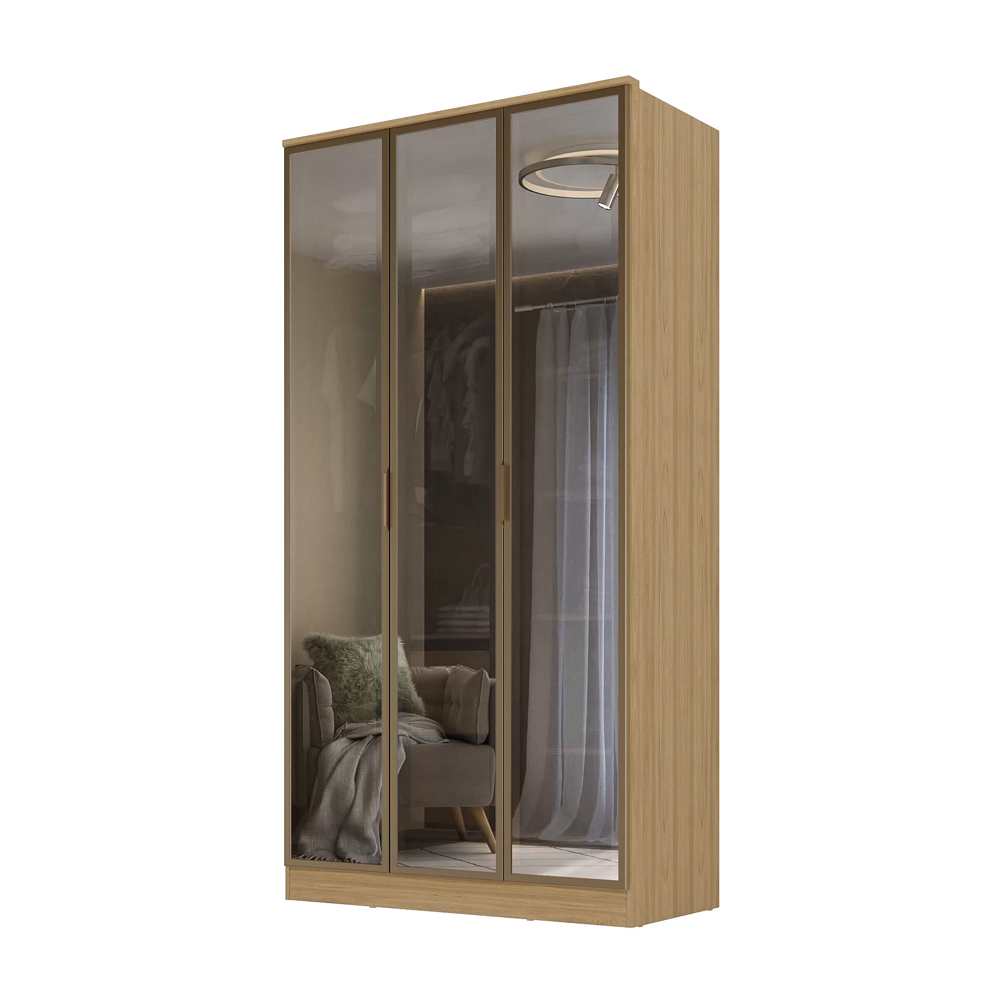 Roupeiro Ravi 3 Portas Reflecta - Imagem 10