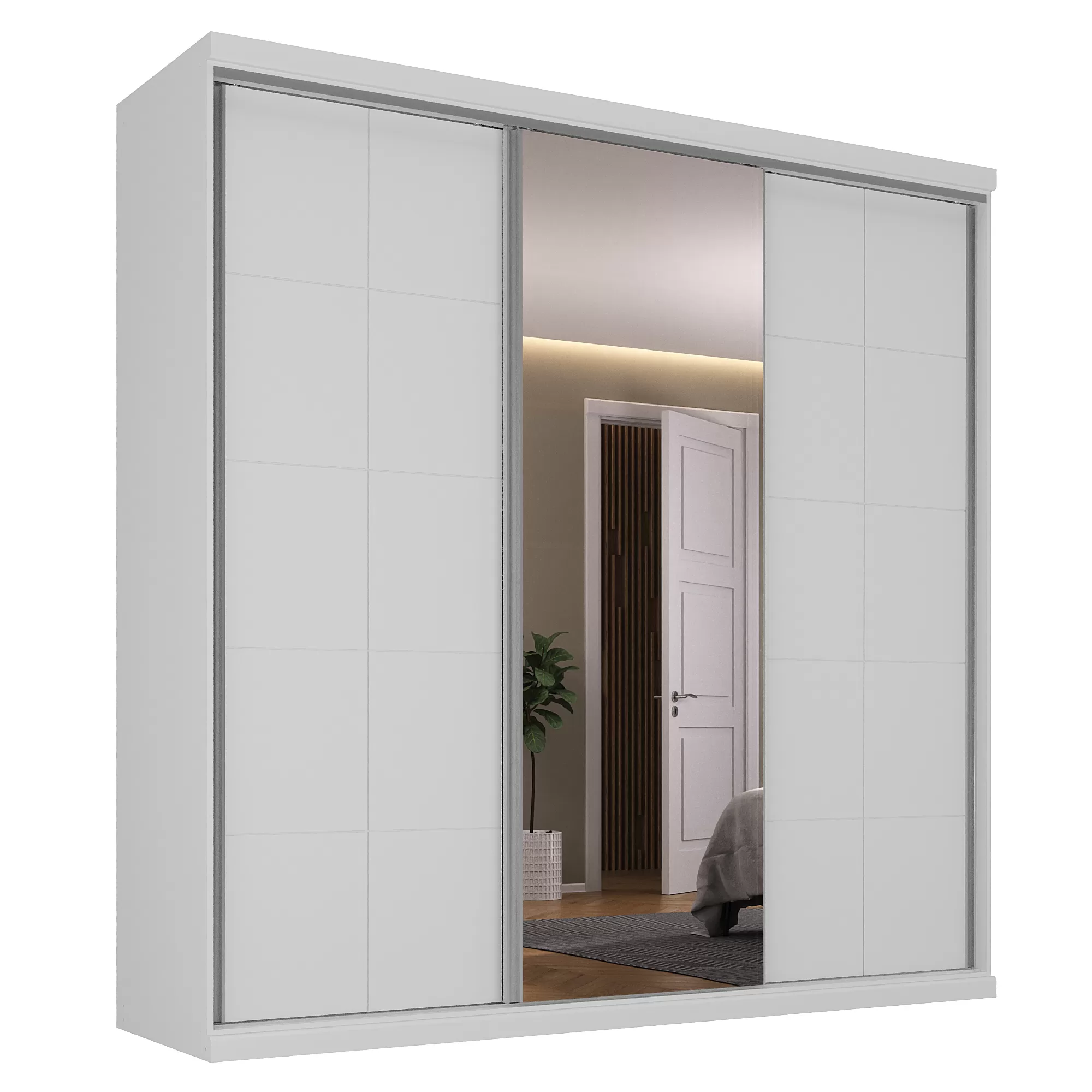 Roupeiro South 3 Portas - Imagem 3