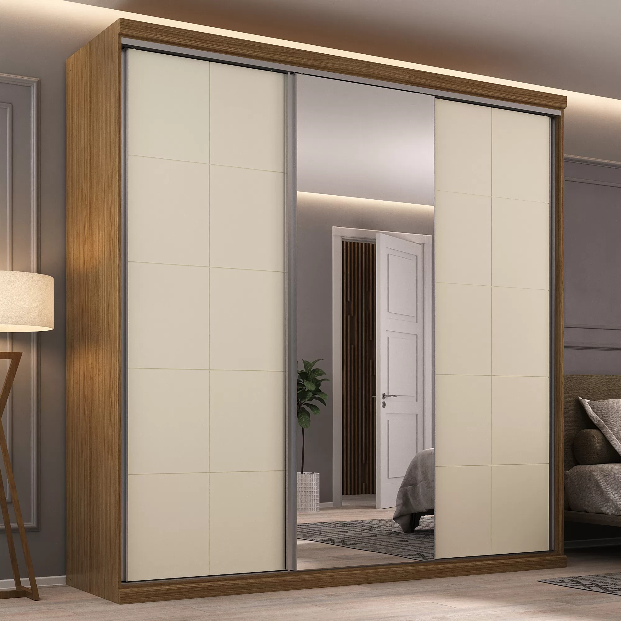 Roupeiro South 3 Portas - Imagem 2