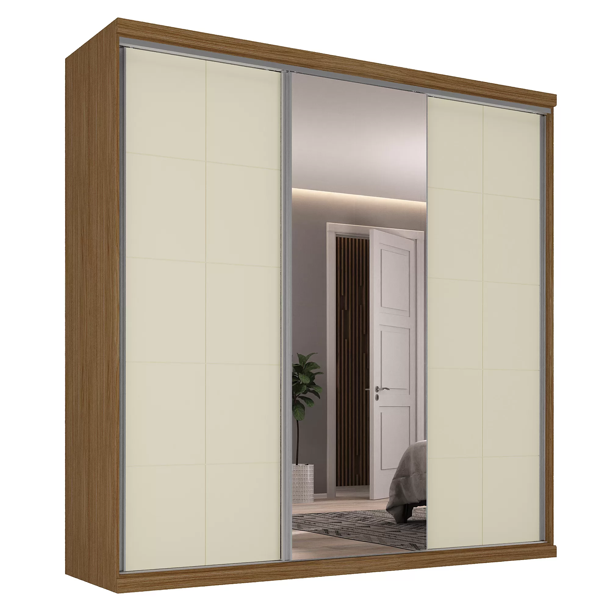 Roupeiro South 3 Portas - Imagem 4