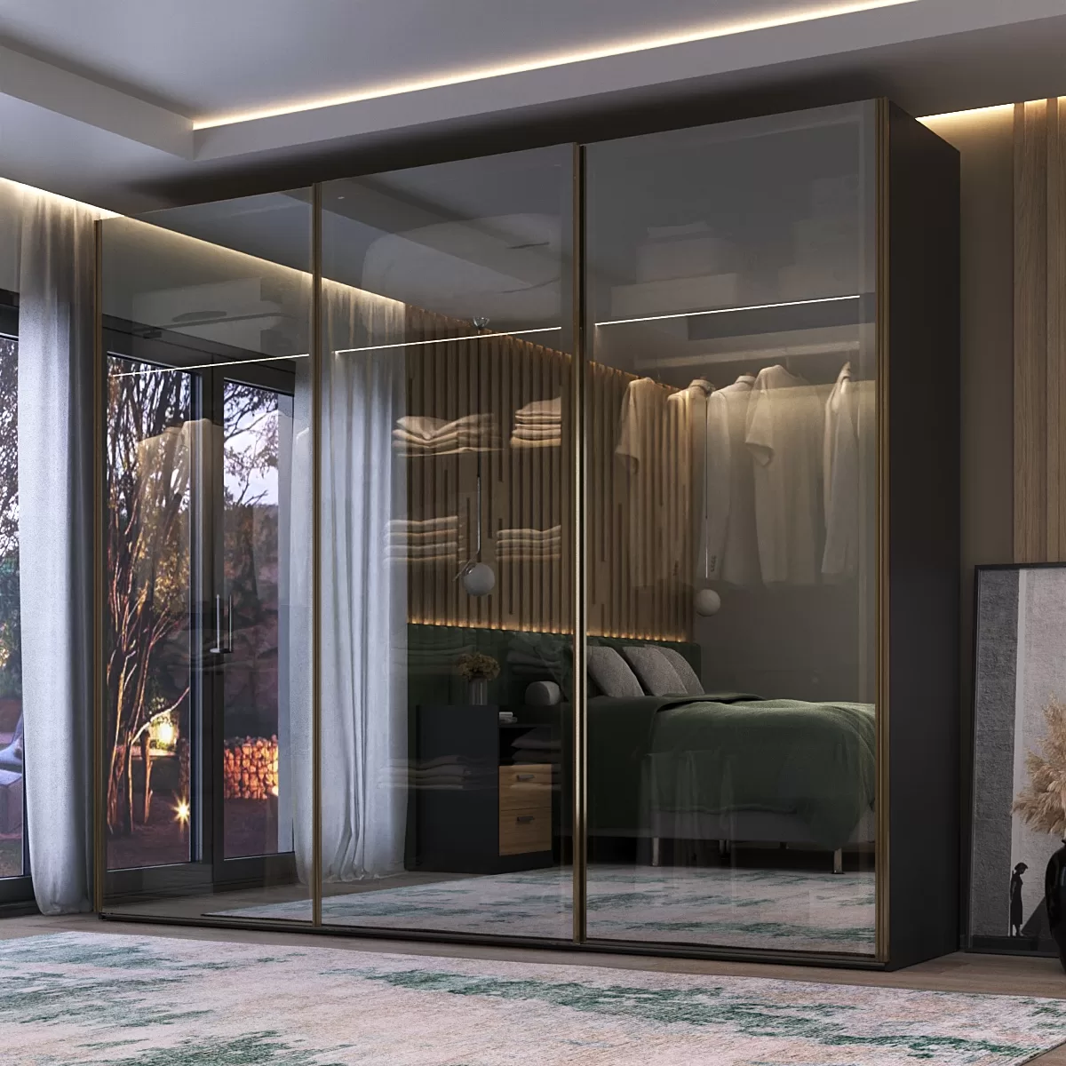 Roupeiro Veneto 3 Portas - Imagem 2