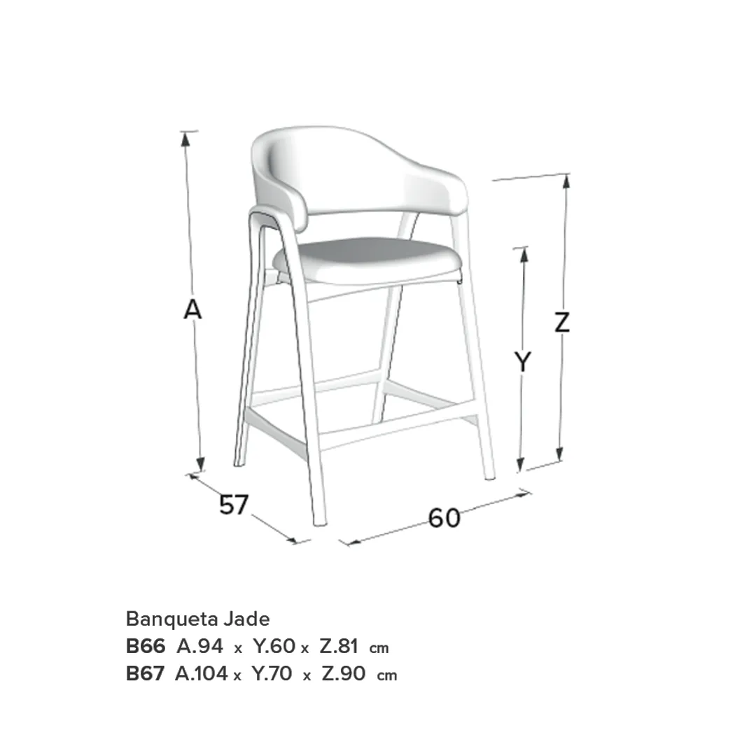 Banqueta Jade - Imagem 3