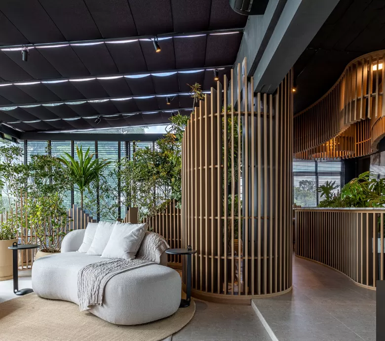 Mesa De Centro Curve Triangular - Imagem 2