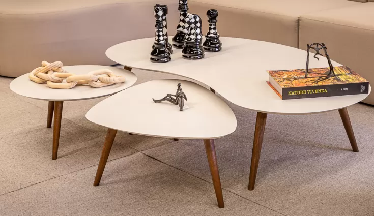 Mesa de Centro Ciclo Triangular Regular - Imagem 3